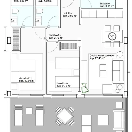 Terrazas Ocean View Lägenhet